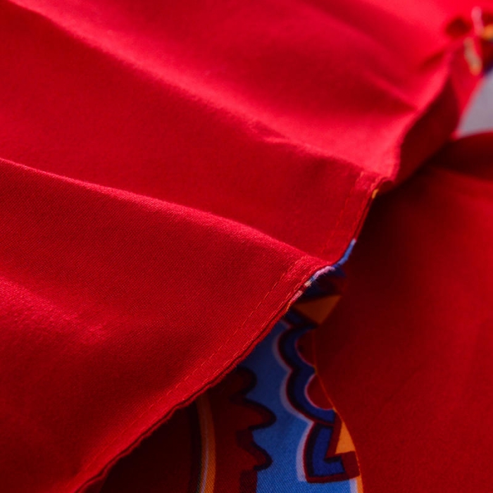 91家纺网 家纺一手货源 找家纺 梦柏 2020新款加厚磨毛四件套大版床裙款 喜结连理