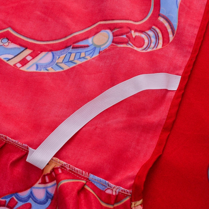 91家纺网 家纺一手货源 找家纺 梦柏 2020新款加厚磨毛四件套大版床裙款 喜结连理