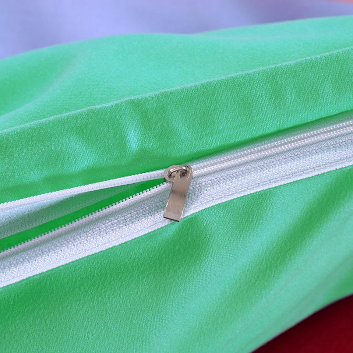 91家纺网 家纺一手货源 找家纺 梦柏 2020新款加厚磨毛四件套小版床裙款 爱的港湾-绿