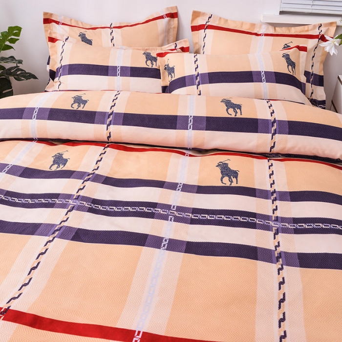 91家纺网 家纺一手货源 找家纺 梦柏 2020新款加厚磨毛四件套小版床裙款 爱仕马格