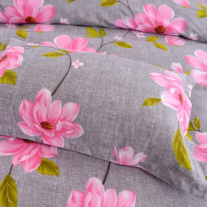 91家纺网 家纺一手货源 找家纺 梦柏 2020新款加厚磨毛四件套小版床裙款 春华秋实