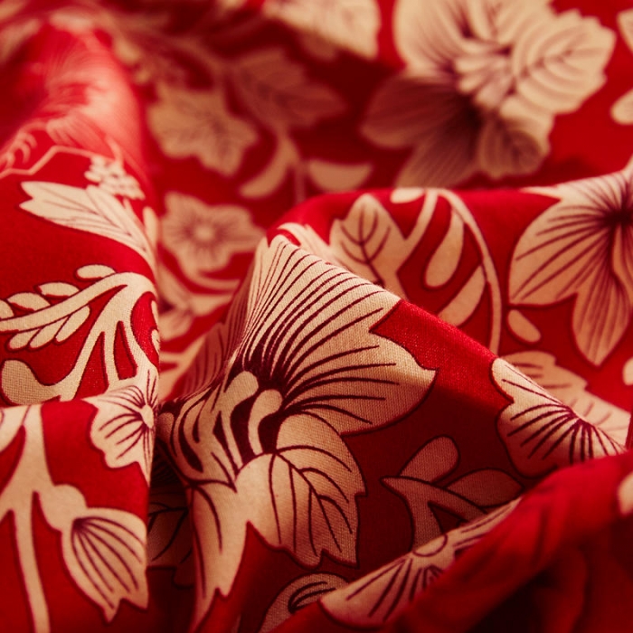 91家纺网 家纺一手货源 找家纺 梦柏 2020新款加厚磨毛四件套小版床裙款 花香飘逸