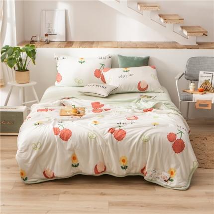 91家纺网 家纺一手货源 找家纺 （总）塔塔家居针织棉夏被套件抗菌防螨cns质检