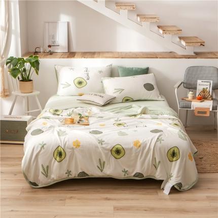 91家纺网 家纺一手货源 找家纺 （总）塔塔家居针织棉夏被套件抗菌防螨cns质检