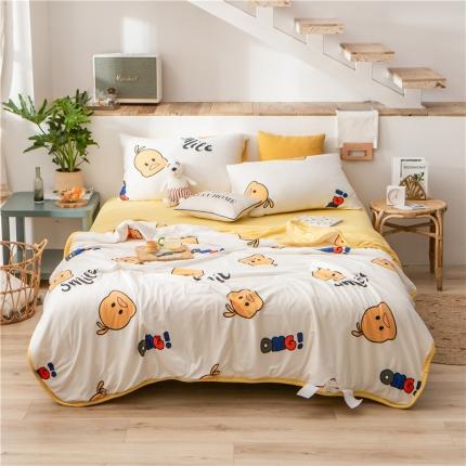 91家纺网 家纺一手货源 找家纺 （总）塔塔家居针织棉夏被套件抗菌防螨cns质检