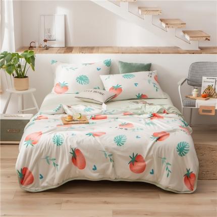 91家纺网 家纺一手货源 找家纺 （总）塔塔家居针织棉夏被套件抗菌防螨cns质检