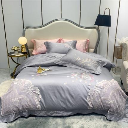 91家纺网 家纺一手货源 找家纺 （总）星尚 2020新款100S长绒棉四件套