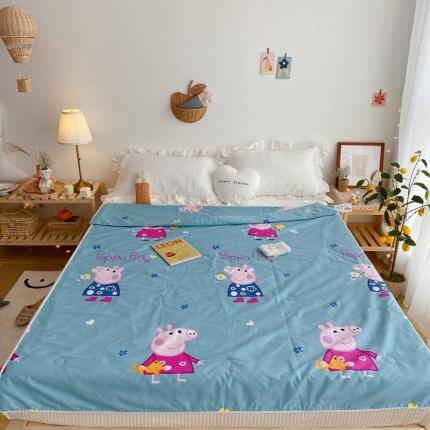 91家纺网 家纺一手货源 找家纺 窝米 2020新款春夏夏被 佩奇