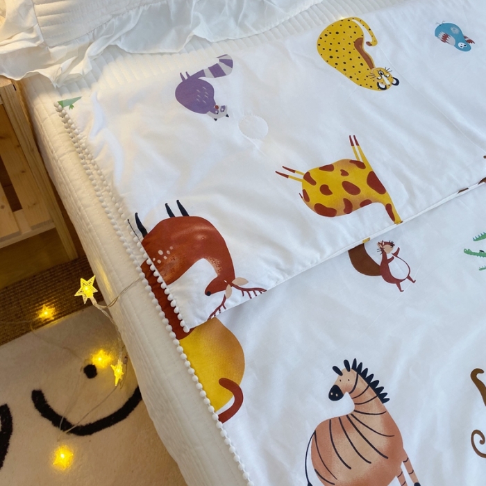 91家纺网 家纺一手货源 找家纺 窝米 2020新款春夏夏被 森林之王