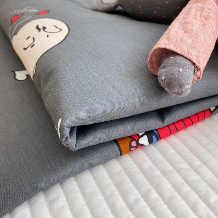 91家纺网 家纺一手货源 找家纺 窝米 2020新款春夏夏被 史努比（蓝灰）