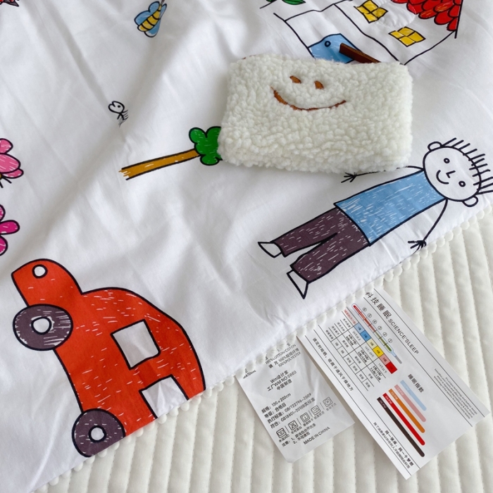 91家纺网 家纺一手货源 找家纺 窝米 2020新款春夏夏被 我的花园