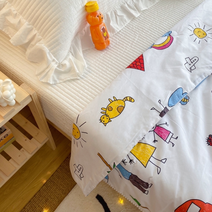 91家纺网 家纺一手货源 找家纺 窝米 2020新款春夏夏被 我的花园