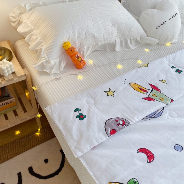 91家纺网 家纺一手货源 找家纺 窝米 2020新款春夏夏被 星际航宇