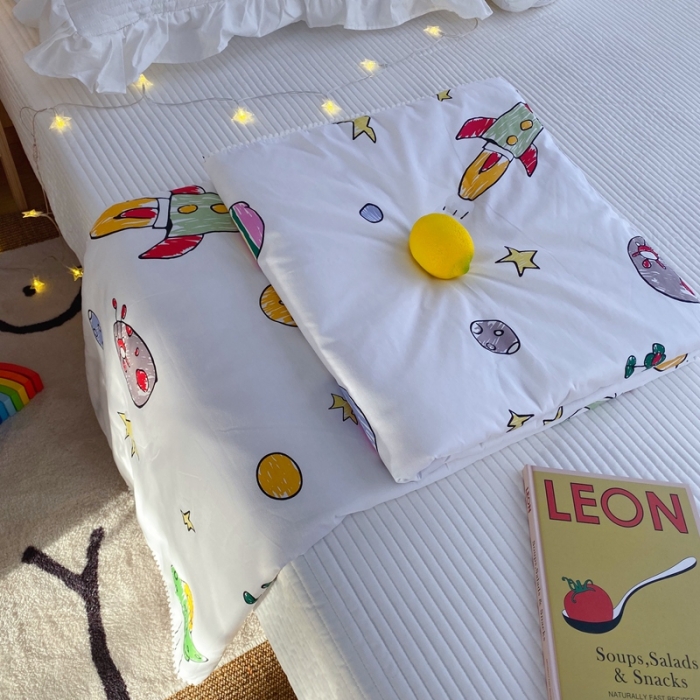 91家纺网 家纺一手货源 找家纺 窝米 2020新款春夏夏被 星际航宇