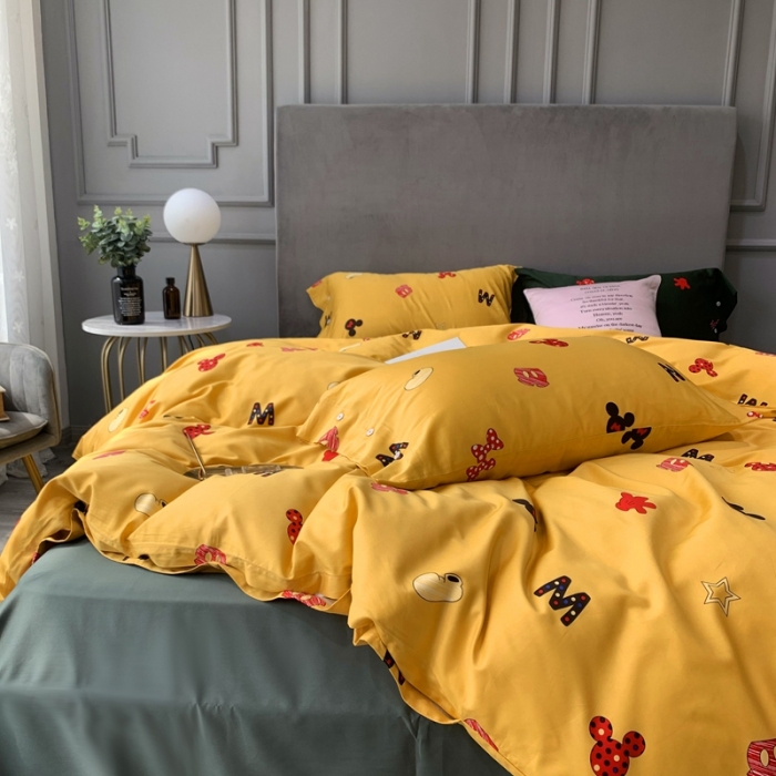 91家纺网 家纺一手货源 找家纺 （总）优然居 2020新款60S长绒棉活性印花四件套