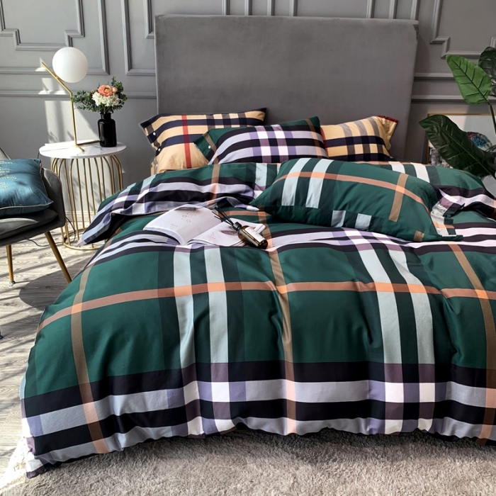 91家纺网 家纺一手货源 找家纺 优然居 2020新款60S长绒棉活性印花四件套 肖恩