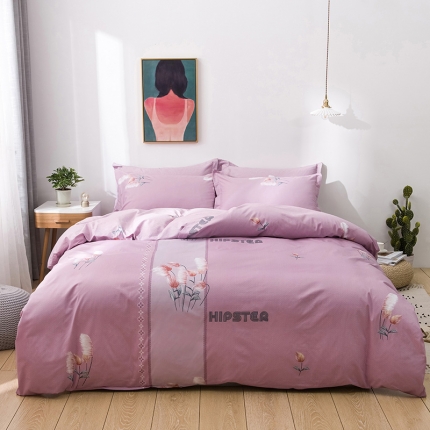 91家纺网 家纺一手货源 找家纺 星期三家纺 全棉13372优质新疆棉四件套（加老板微信有会员价）