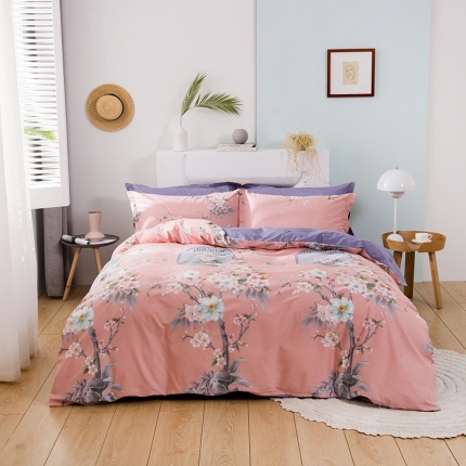 91家纺网 家纺一手货源 找家纺 星期三家纺 全棉13372优质新疆棉四件套（加老板微信有会员价）