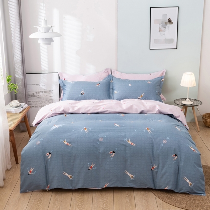 91家纺网 家纺一手货源 找家纺 星期三家纺 全棉13372优质新疆棉四件套（加老板微信有会员价）