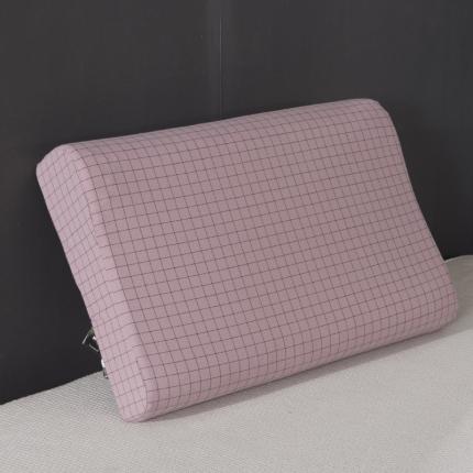 91家纺网 家纺一手货源 找家纺 一粒麦子2021新款水洗全棉方格乳胶枕只批发50只起批不零售