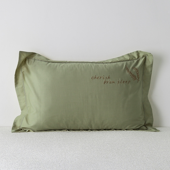 91家纺网 家纺一手货源 找家纺 澳萝拉 2020新款60支长绒棉四件套 牛油果