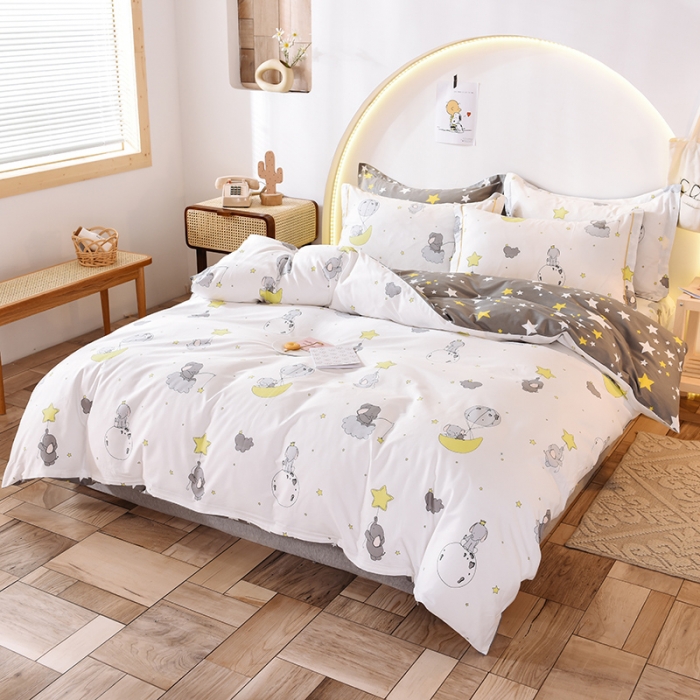 91家纺网 家纺一手货源 找家纺 甜之梦 2025新款13372全棉四件套 小美好