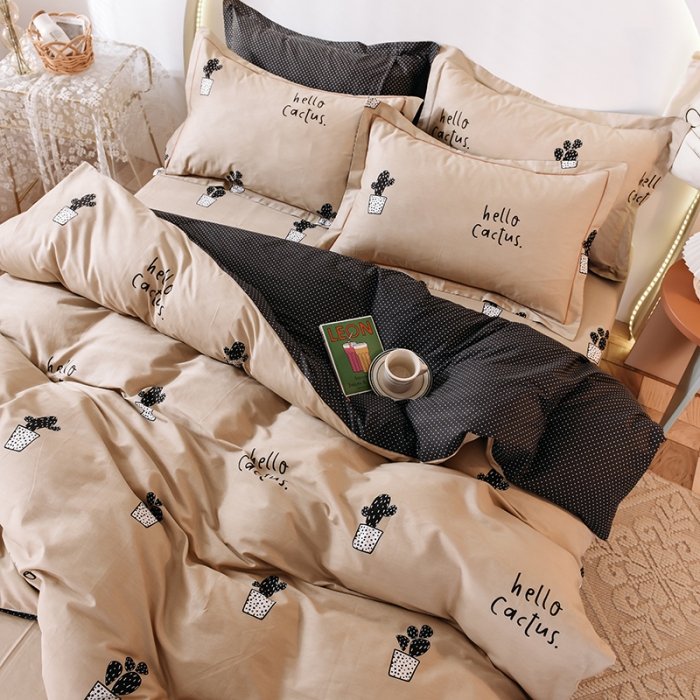 91家纺网 家纺一手货源 找家纺 甜之梦 2025新款13372全棉四件套 闺秀