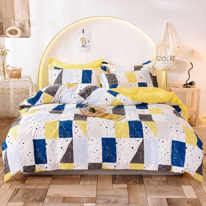 91家纺网 家纺一手货源 找家纺 甜之梦 2025新款13372全棉四件套 痕迹兰