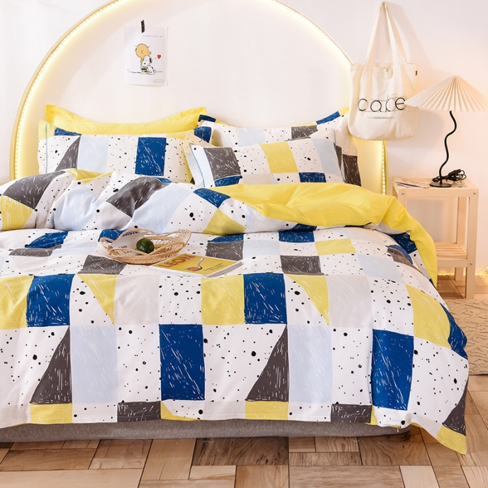 91家纺网 家纺一手货源 找家纺 甜之梦 2025新款13372全棉四件套 痕迹兰