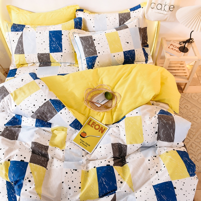 91家纺网 家纺一手货源 找家纺 甜之梦 2025新款13372全棉四件套 痕迹兰