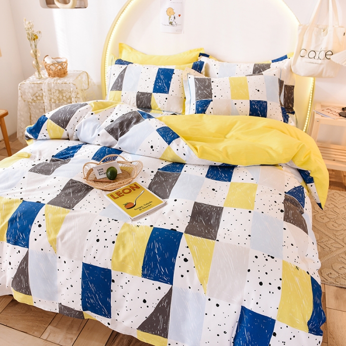 91家纺网 家纺一手货源 找家纺 甜之梦 2025新款13372全棉四件套 痕迹兰