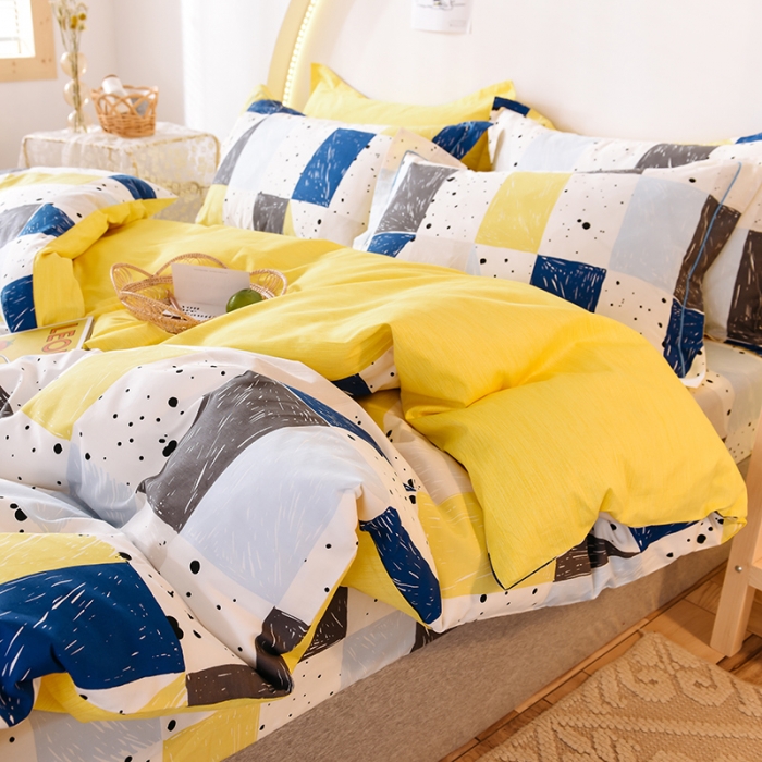 91家纺网 家纺一手货源 找家纺 甜之梦 2025新款13372全棉四件套 痕迹兰