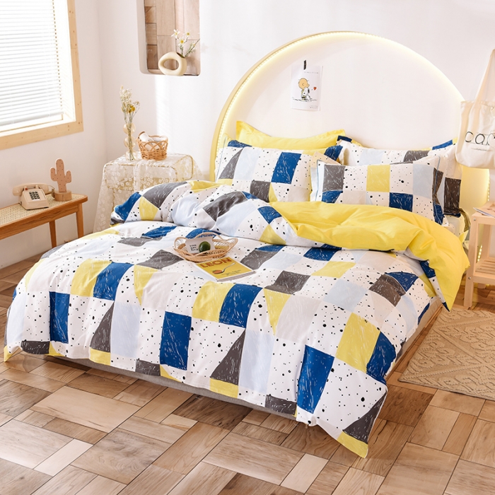 91家纺网 家纺一手货源 找家纺 甜之梦 2025新款13372全棉四件套 痕迹兰