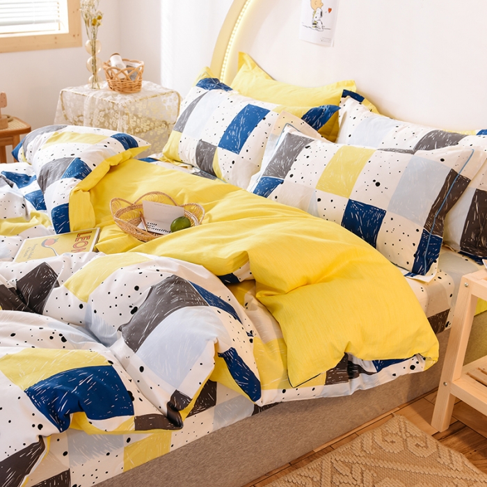 91家纺网 家纺一手货源 找家纺 甜之梦 2025新款13372全棉四件套 痕迹兰