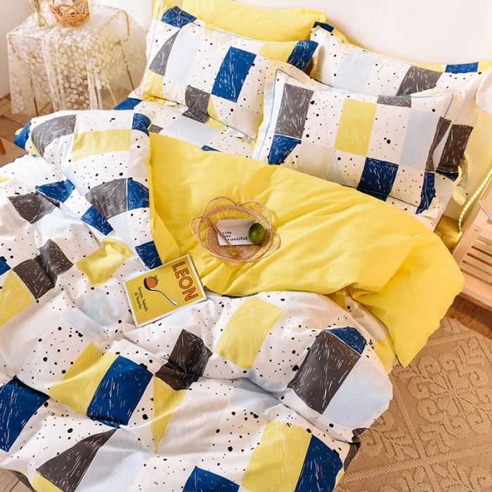 91家纺网 家纺一手货源 找家纺 甜之梦 2025新款13372全棉四件套 痕迹兰