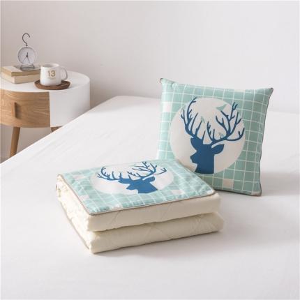 91家纺网 家纺一手货源 找家纺 (总）博笔熊 2020新款短毛绒抱枕被