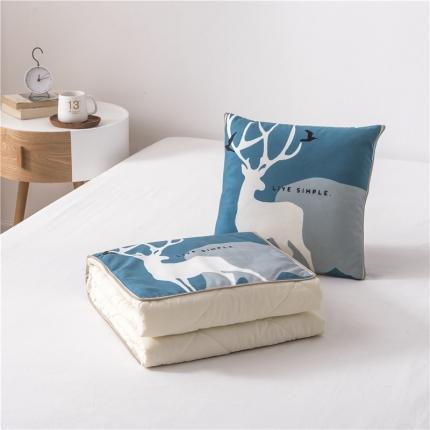 91家纺网 家纺一手货源 找家纺 (总）博笔熊 2020新款短毛绒抱枕被