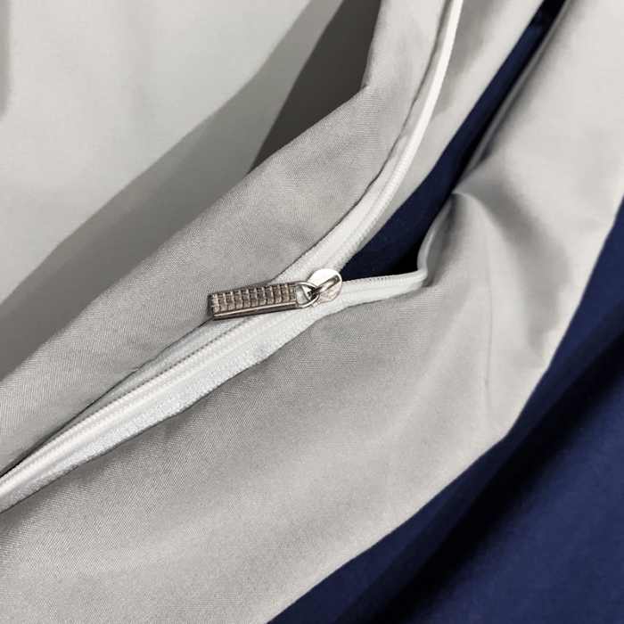 91家纺网 家纺一手货源 找家纺 金米诺 2020新款水洗棉四件套 藏蓝