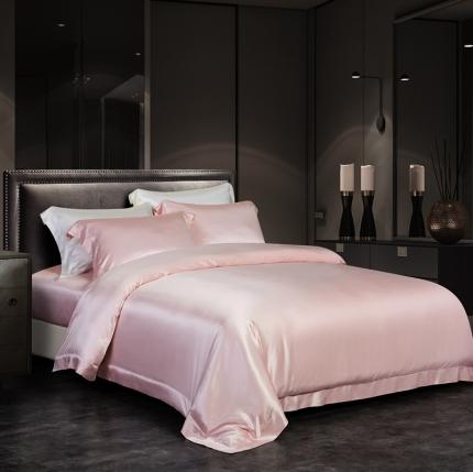 91家纺网 家纺一手货源 找家纺 （总）威克凯丽 2021新款素色真丝四件套