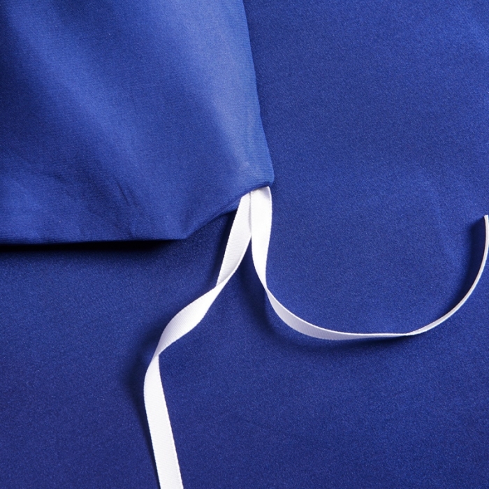 91家纺网 家纺一手货源 找家纺 威克凯丽 2021新款素色真丝四件套 宝蓝