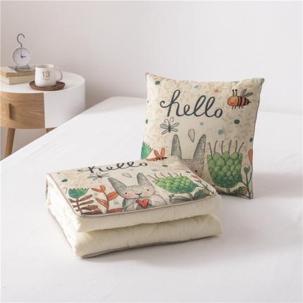 91家纺网 家纺一手货源 找家纺 （总）博笔熊 2020新款亚麻抱枕