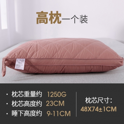 91家纺网 家纺一手货源 找家纺 瑞莉安枕芯  新款全棉双线绗缝枕芯  立体款