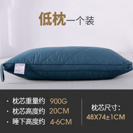 91家纺网 家纺一手货源 找家纺 瑞莉安枕芯  新款全棉双线绗缝枕芯  立体款