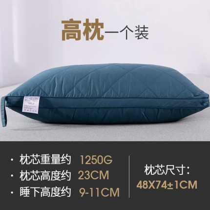 91家纺网 家纺一手货源 找家纺 瑞莉安枕芯  新款全棉双线绗缝枕芯  立体款