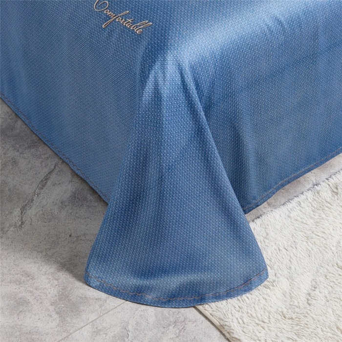 91家纺网 家纺一手货源 找家纺 （总）威克凯丽 2021新款绣花款竹语天丝软凉席