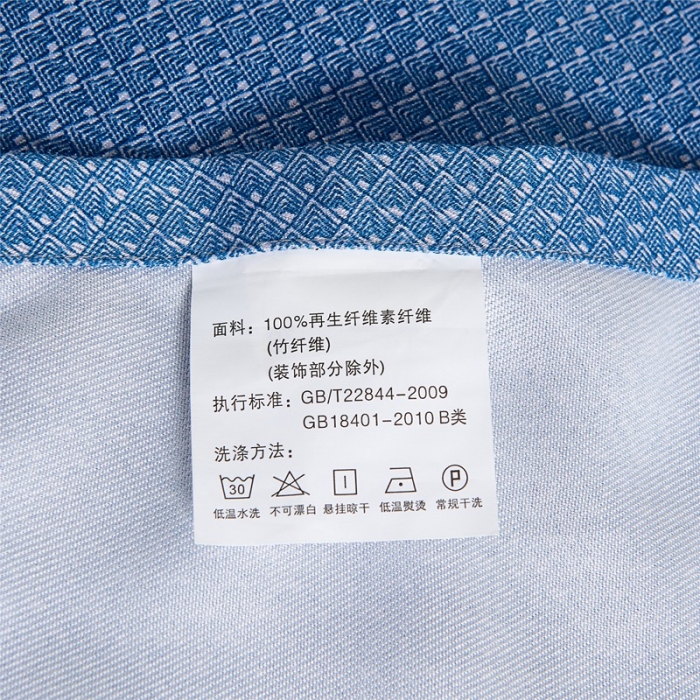 91家纺网 家纺一手货源 找家纺 威克凯丽 2021新款绣花款竹语天丝软凉席 爱丁堡-孔雀兰