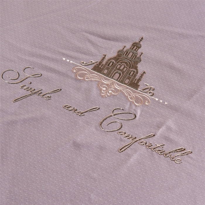 91家纺网 家纺一手货源 找家纺 威克凯丽 2021新款绣花款竹语天丝软凉席 爱丁堡-鲜桃粉