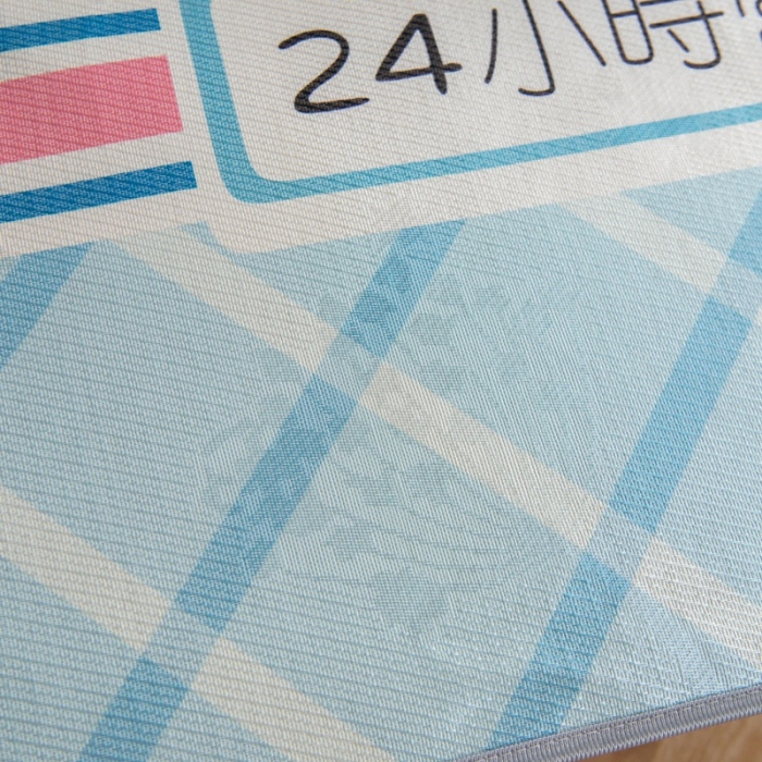 91家纺网 家纺一手货源 找家纺 同田家纺 网供2020新款数码大版印花卡通二次元冰丝三明治凉席 便利店