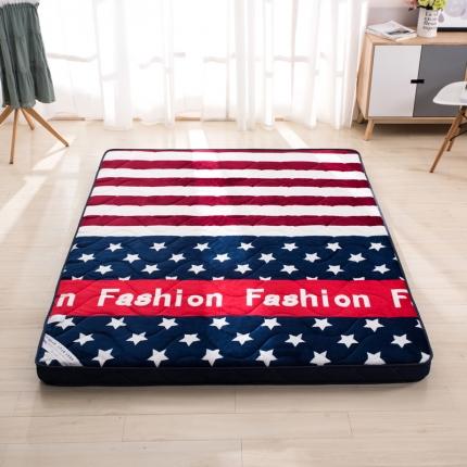 91家纺网 家纺一手货源 找家纺 美真 2020新款立体法莱绒床垫 格林星空