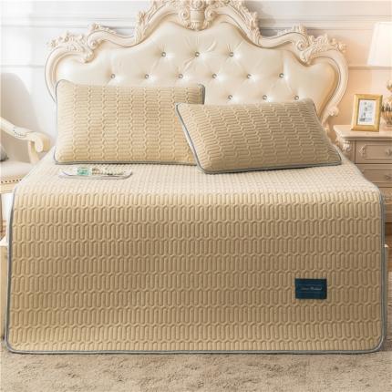 91家纺网 家纺一手货源 找家纺 （总）威克凯丽 2021新款凉感丝纯色乳胶凉席